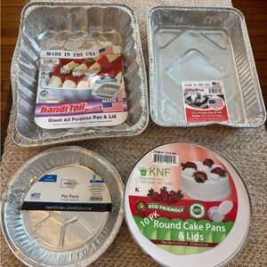 Silver Aluminum Bakeware Set